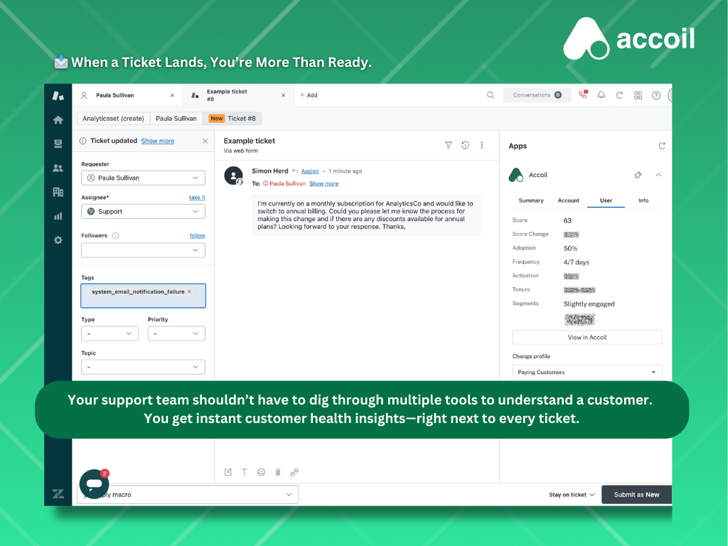 Accoil for Support screenshot 1